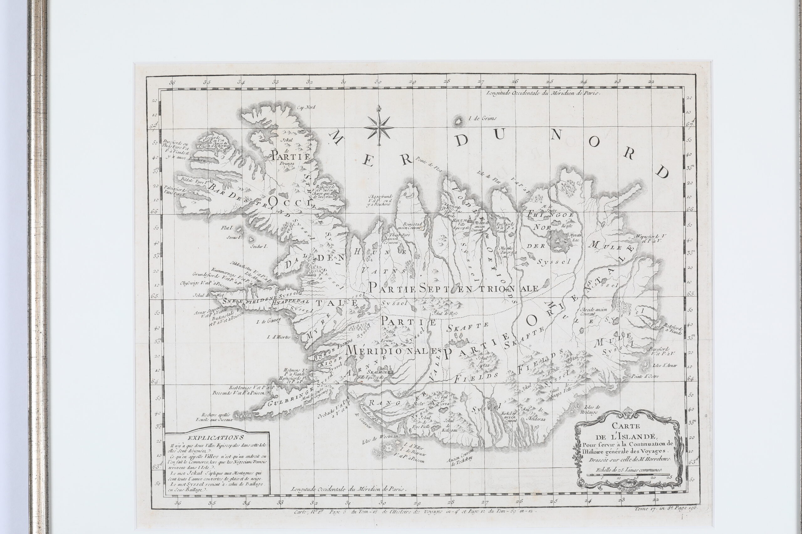 Carte de l‘Islande
