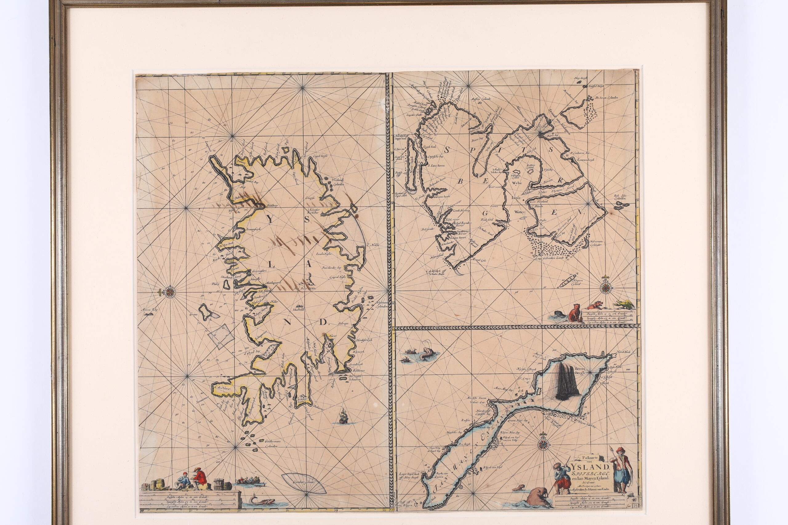 Paskaarte van Ysland, Spitsberge, en Ian Mayen Eyland, in‘t Groot