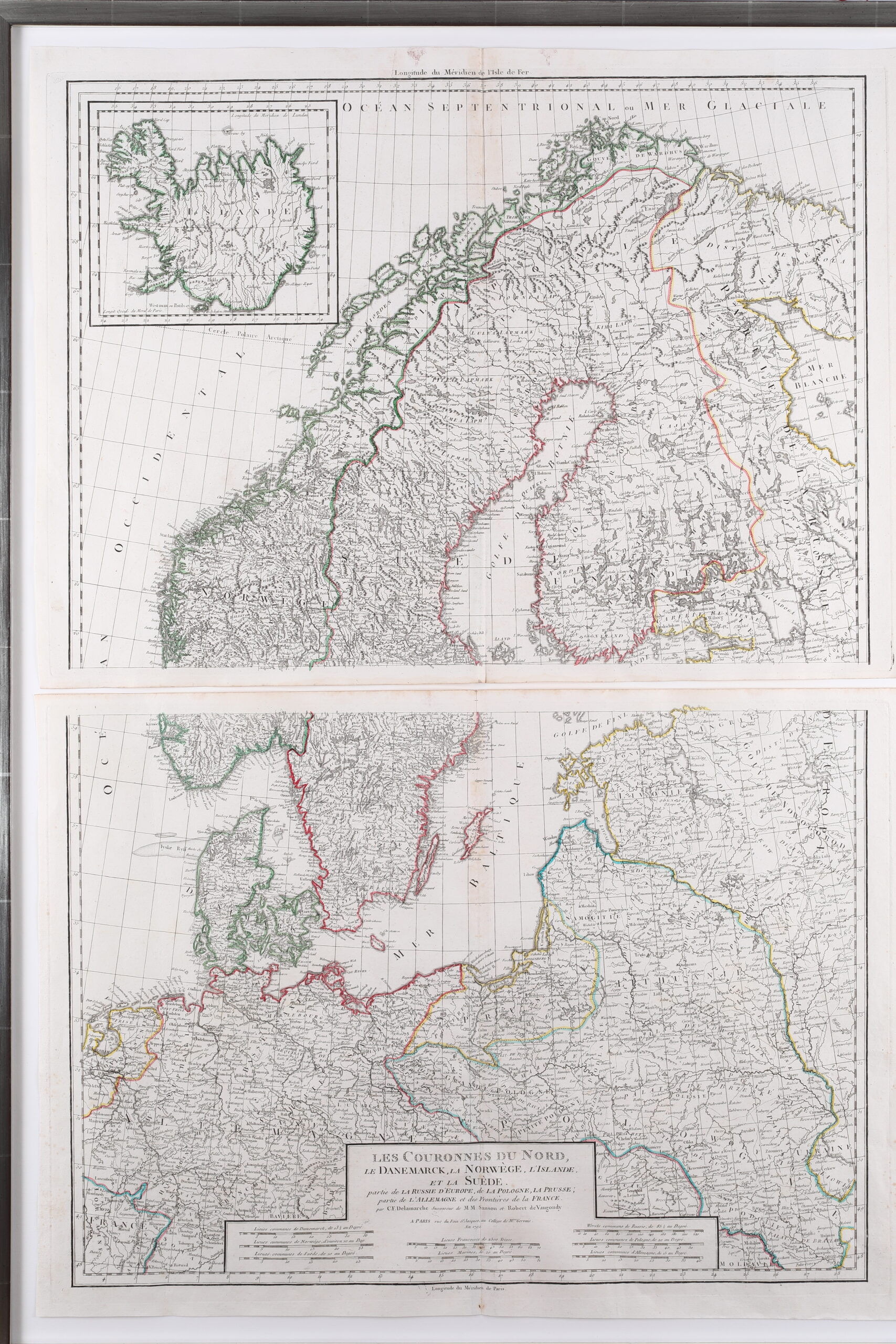 Les Couronnes du Nord, le Danemarck, la Norwege, l‘Islande et la Suede  partie de …