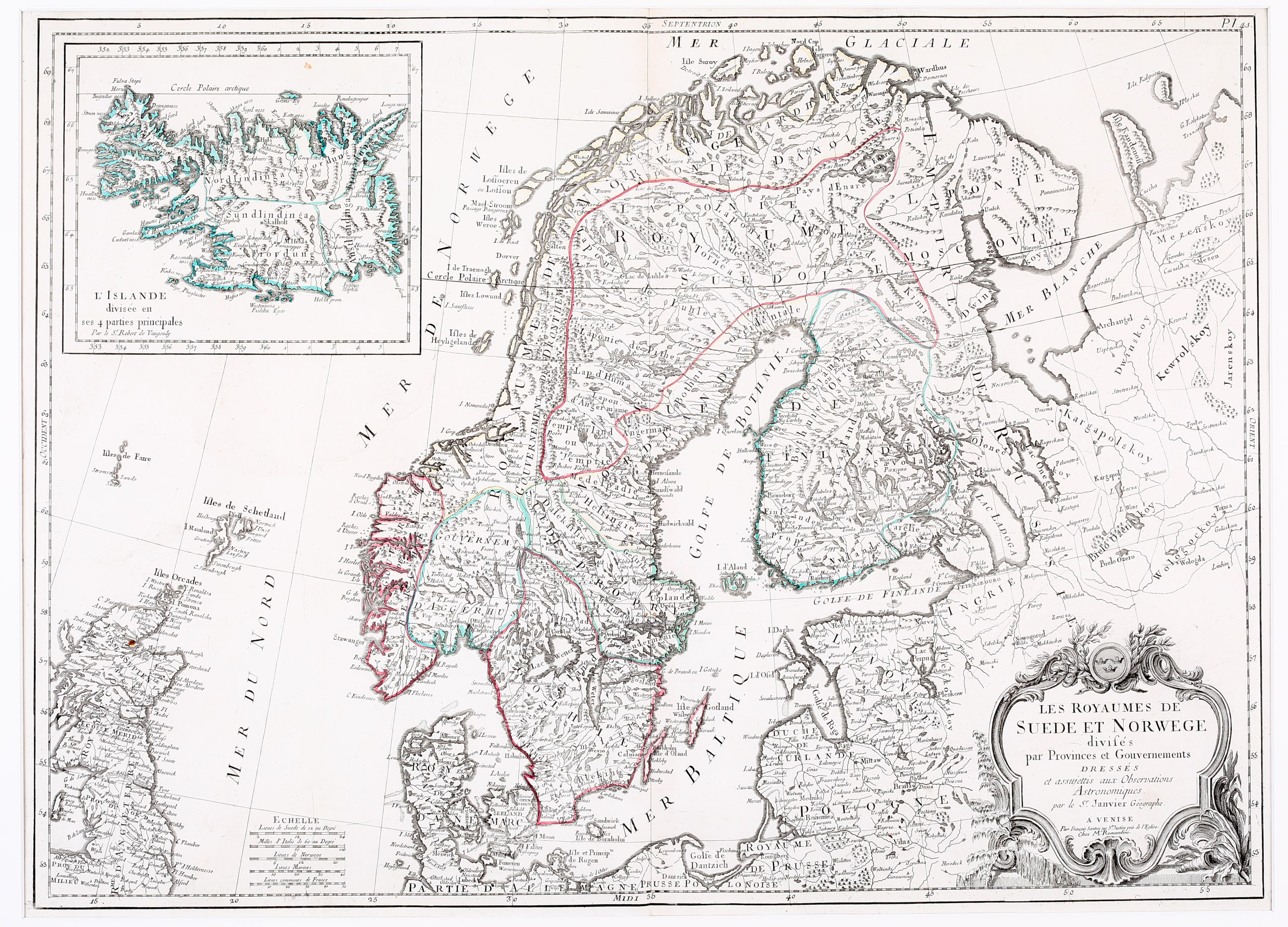 81. Les Royaumes de Suede et de Norwege