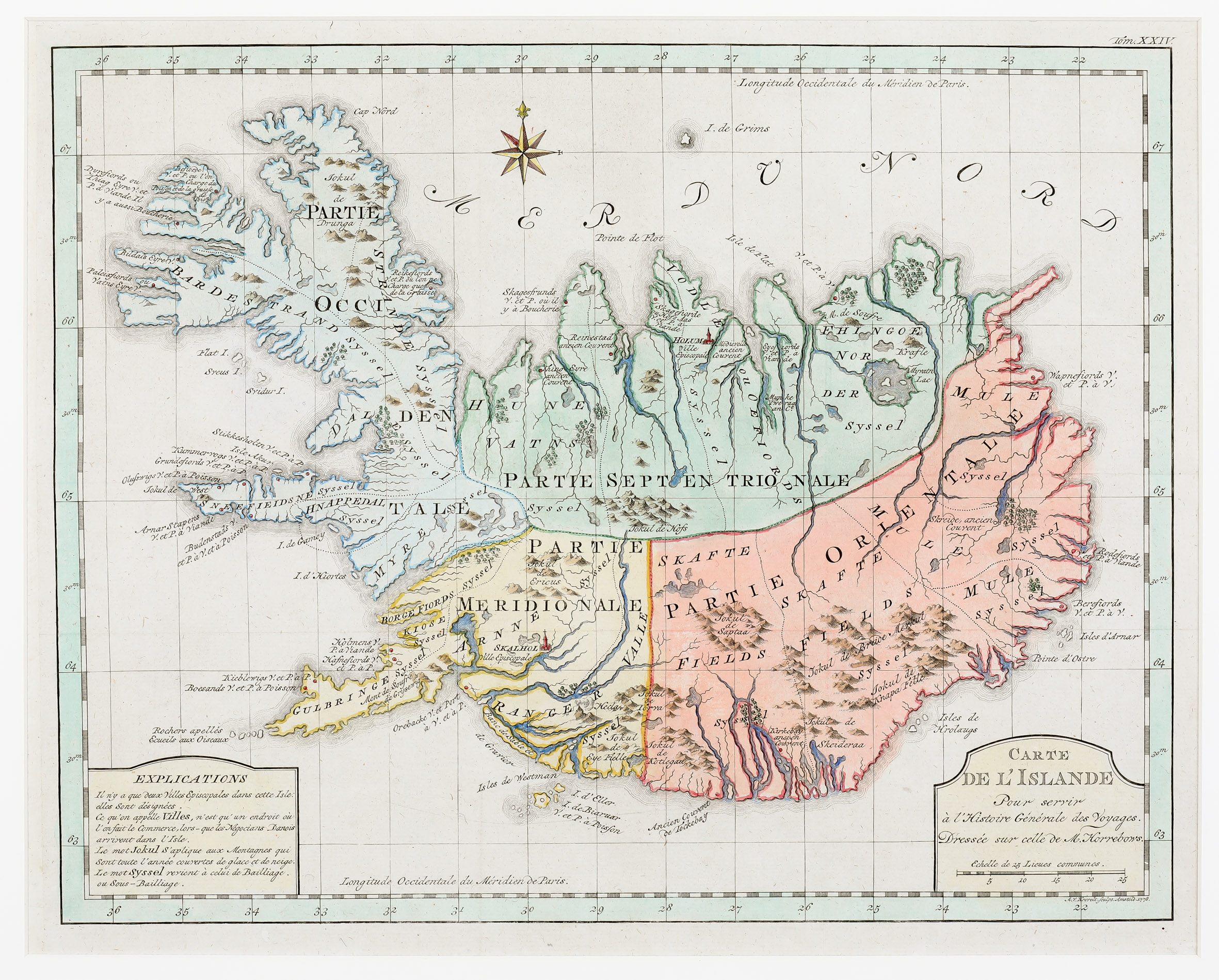 115. Carte de l‘Islande pour servir a l’histoire generale