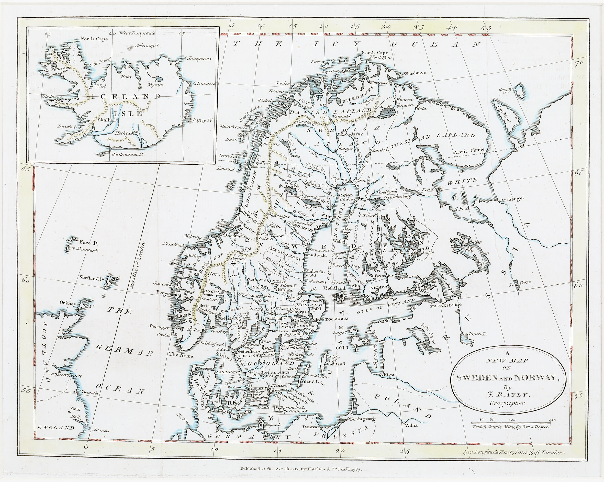 125. A New Map of Sweden and Norway