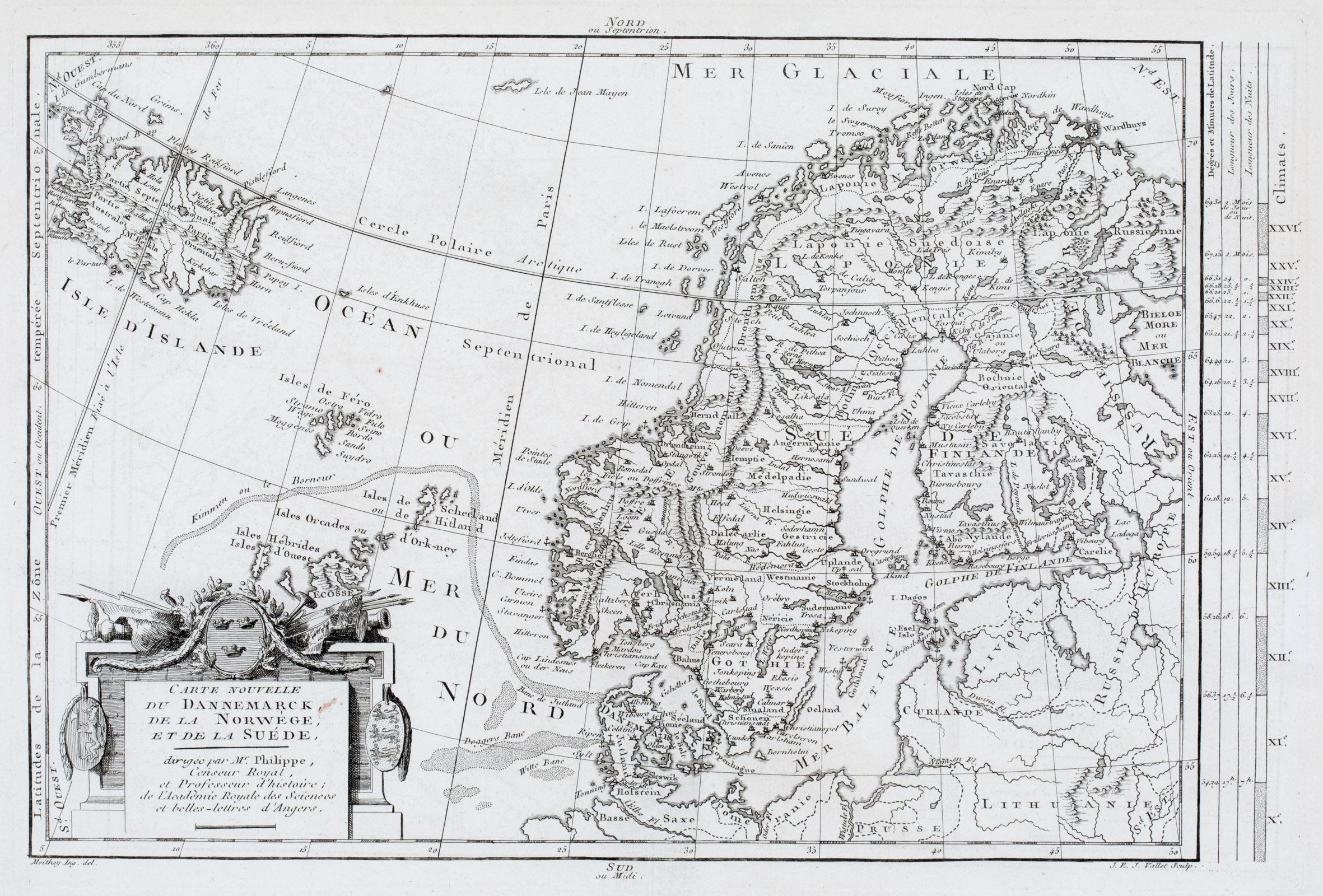 146. Carte Nouvelle du Dannemarck, de la Norwege, et de la Suede